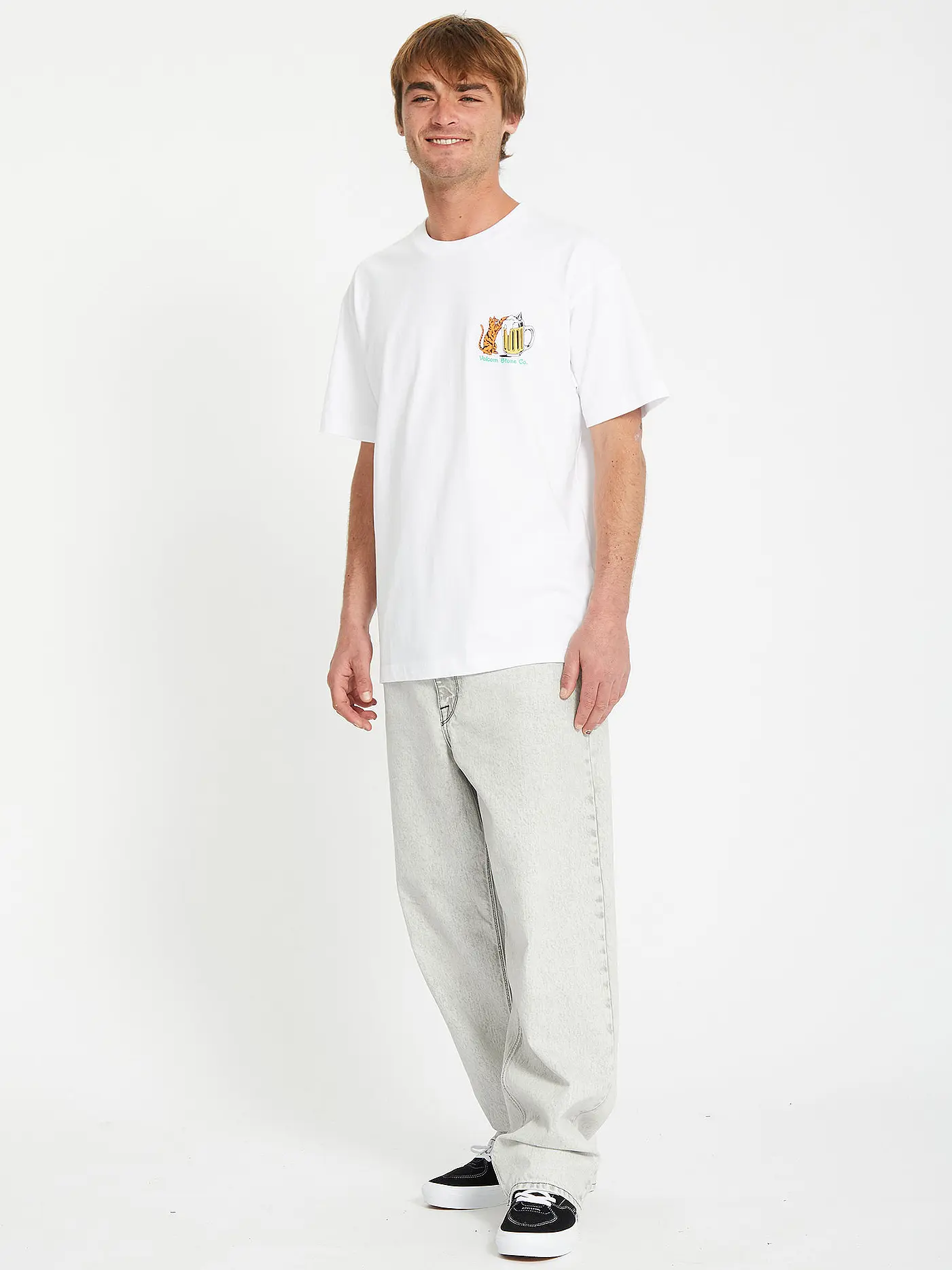 VOLCOM | Herren Beachshirt Curious Cat | 